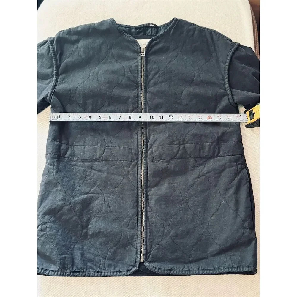Universal Thread Women's XS Black Quilted Bomber‎ Jacket Casual Zip - Picture 6 of 6